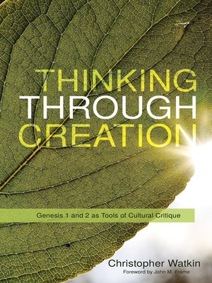 cover image of Thinking through Creation